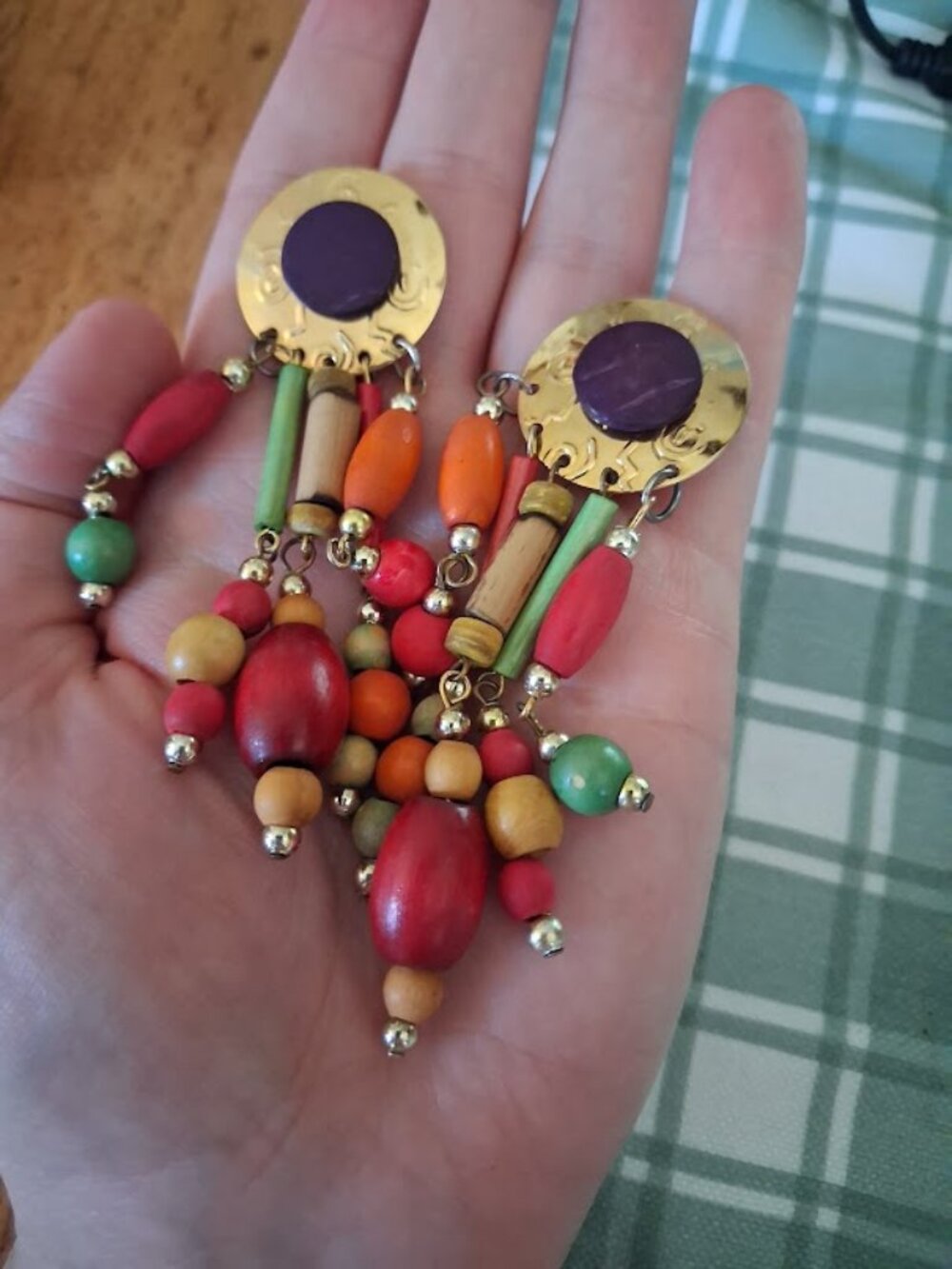 Bohemian style dangle earrings